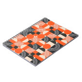 Geometrisches Muster in hellen Farbblöcken.  Notizblock (Linke Seite)