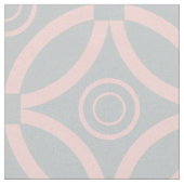 geometrisches Muster in rosa und grau Stoff (Nahaufnahme)