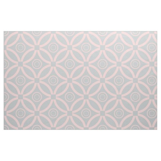 geometrisches Muster in rosa und grau Stoff (Fat Quarter (45,7 x 55,9 cm))
