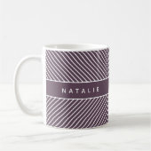 geometrisches Muster, initial/monogramm Kaffeetasse (Links)