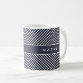 geometrisches Muster, initial/monogramm Kaffeetasse (VorderseiteRechts)