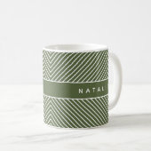 geometrisches Muster, initial/monogramm Kaffeetasse (VorderseiteRechts)