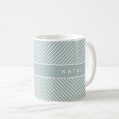 geometrisches Muster, initial/monogramm Kaffeetasse (VorderseiteRechts)