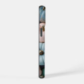 Geometrisches Muster iPhone 15 Hülle (Rechte Seite)