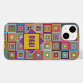Geometrisches Muster iPhone Case-Mate iPhone Hülle (Rückseite (Horizontal))