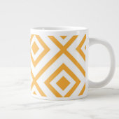 geometrisches Muster Jumbo-Tasse (Rechts)