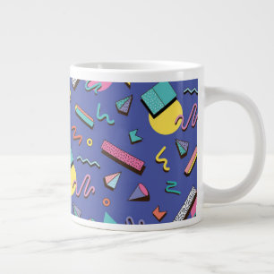geometrisches Muster Jumbo-Tasse
