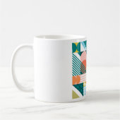 Geometrisches Muster Kaffeetasse (Links)
