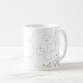 Geometrisches Muster Kaffeetasse (VorderseiteRechts)