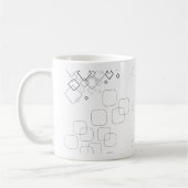 Geometrisches Muster Kaffeetasse (Links)