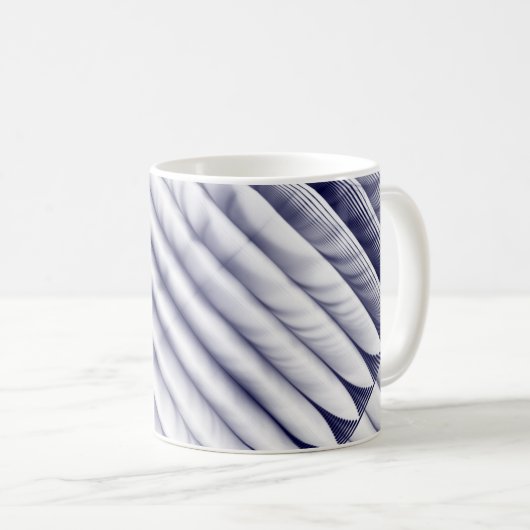 Geometrisches Muster Kaffeetasse (VorderseiteRechts)