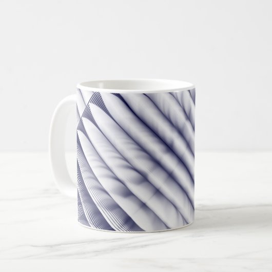 Geometrisches Muster Kaffeetasse (Vorderseite Links)