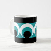 Geometrisches Muster Kaffeetasse (Vorderseite Links)