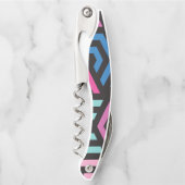 Geometrisches Muster Kellnermesser (Vorderseite)