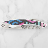 Geometrisches Muster Kellnermesser (Vorderseite)