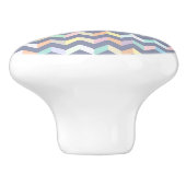 Geometrisches Muster Keramikknauf (Seitenansicht)