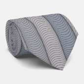 geometrisches Muster Krawatte (Gerollt)