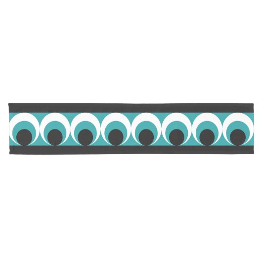 Geometrisches Muster Kurzer Tischläufer (Horizontal)