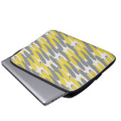 Geometrisches Muster Laptopschutzhülle (Vorne Knopf)