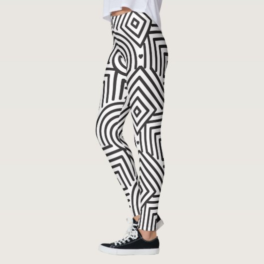 Geometrisches Muster Leggings (Links)
