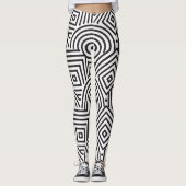 Geometrisches Muster Leggings (Vorderseite)