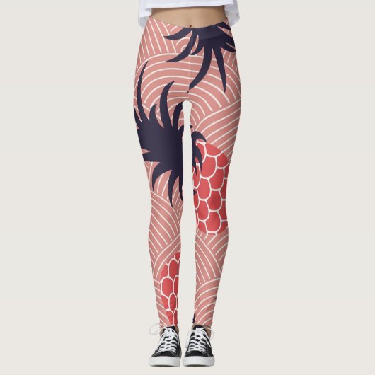 Geometrisches Muster Leggings (Vorderseite)