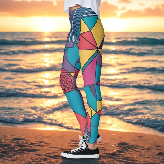 Geometrisches Muster Leggings