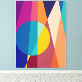 Geometrisches Muster Leinwanddruck (Insitu (Holzboden))