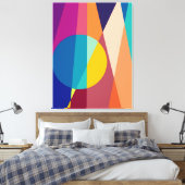 Geometrisches Muster Leinwanddruck (Insitu (Schlafzimmer))