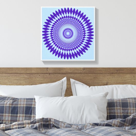 Geometrisches Muster Leinwanddruck (Insitu (Schlafzimmer))