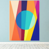 Geometrisches Muster Leinwanddruck (Insitu (Holzboden))