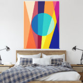 Geometrisches Muster Leinwanddruck (Insitu (Schlafzimmer))