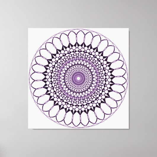 Geometrisches Muster Leinwanddruck (Vorderseite)