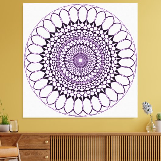 Geometrisches Muster Leinwanddruck (Insitu (Wohnzimmer))