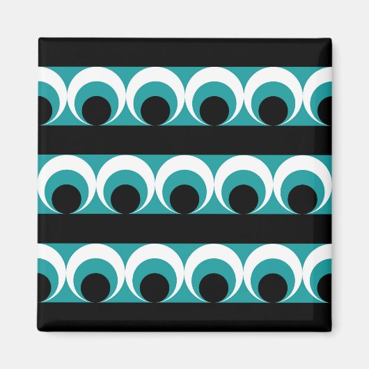 Geometrisches Muster Magnet (Vorne)