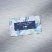 Geometrisches Muster Magnetische Visitenkarte (Beispiel)