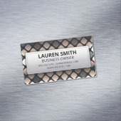 Geometrisches Muster Magnetische Visitenkarte (Beispiel)