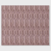 Geometrisches Muster | Mauve Deco Prisma Geschenkpapier (Flach)