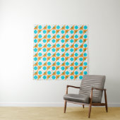 Geometrisches Muster, mehrfarbiges Patchwork Wandteppich (Beispiel (Horizontal))