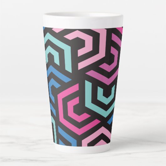 Geometrisches Muster Milchtasse (Vorderseite)