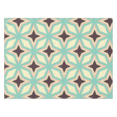 Geometrisches Muster mit abwechselnd dunkler Stern Tischdecke (Vorderseite (Horizontal))