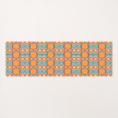 Geometrisches Muster mit dynamischem Colo Yogamatte (Rückseite (Horizontal))