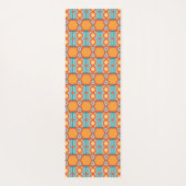 Geometrisches Muster mit dynamischem Colo Yogamatte (Rückseite)