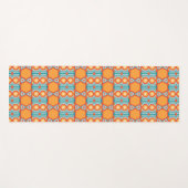 Geometrisches Muster mit dynamischem Colo Yogamatte (Vorderseite (Horizontal))