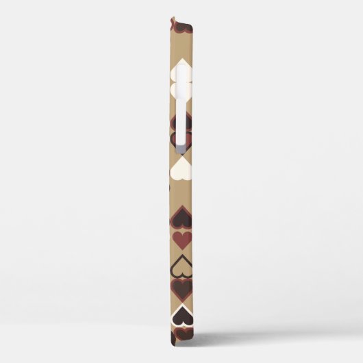 Geometrisches Muster mit farbigen Elementen, abstr Case-Mate iPhone Hülle (Rückseite / Links)