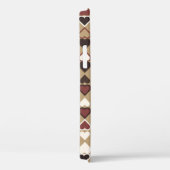 Geometrisches Muster mit farbigen Elementen, abstr Case-Mate iPhone Hülle (Rückseite / Rechts)