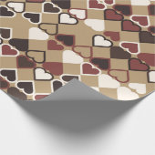 Geometrisches Muster mit farbigen Elementen, abstr Geschenkpapier (Ecke)