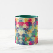 Geometrisches Muster mit Gold Overlay-Tasse Tasse (Zentrum)