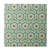 Geometrisches Muster mit ineinandergreifenden Sech Fliese (Vorderseite)