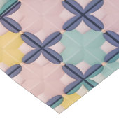 Geometrisches Muster mit lebhaften Farben Kurzer Tischläufer (Ecke)